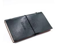 KDMD Handmade Leather Journal - Tree of Life - Green (80 pages) in Grey KDMD Grey