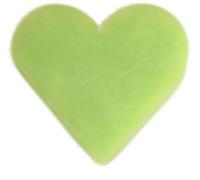Kdmd Heart Guest Soap - Green Tea - (Set Of 10) Green