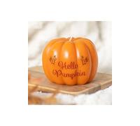 KDMD Hello Pumpkin Shaped Candle in Orange KDMD Orange