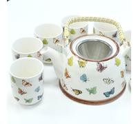 KDMD Herbal Teapot Set - Butterflies KDMD Multicolor