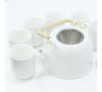 KDMD Herbal Teapot Set - Classic White KDMD White