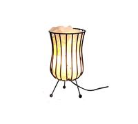 KDMD Himalayan Salt Rock Brazier Set with Light, Bulb & 3kg Salt Chunks in Black KDMD Black