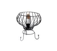 KDMD Himalayan Salt Rock Brazier with Light & Bulb - Air Purifying Lamp in Black KDMD Black
