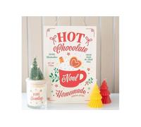 KDMD Homemade Hot Chocolate Hanging Sign in White KDMD White