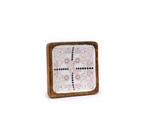 KDMD Hop Hare Big Enameled Square Trinket Tray - Lion & Snakes in Brown KDMD Brown
