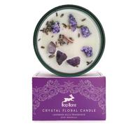 KDMD Hop Hare Crystal Magic Flower Candle - The Moon in Purple KDMD Purple