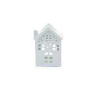 KDMD Housewarming Oil Burner - Cozy House-Shaped Diffuser & Wax Melt Holder in White KDMD White