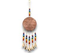 KDMD Indian Chimes - Med Tree of Life - Chakra Beads 5 Bells in Gold KDMD Gold