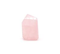 KDMD Indian Rose Quartz Gemstone Point 6cm Polished Half Kg in Baby Pink KDMD Baby Pink