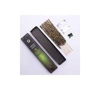 KDMD Jade Crystal Scents Spicy Smudge Incense with Jade Chips, 10 Sticks in Brown KDMD Brown