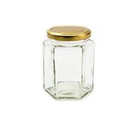 KDMD Jam Jar with Lid - 150ml Glass Container for Jams, Candles, Gifts in Clear KDMD Clear