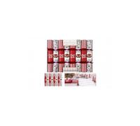 KDMD Jingle Bell Crackers 12 Inch 8 Pack in Red KDMD Red