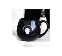 KDMD Keep Your Spirits Up Rounded Ghost Mug in Black KDMD Black