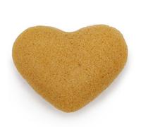 KDMD Konjac Heart Sponge - Peach in Yellow KDMD Yellow