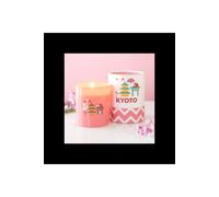 KDMD Kyoto Bamboo & Cherry Blossom Scented Candle in Pink KDMD Pink