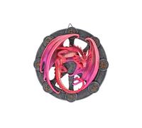 KDMD Lammas Dragon Resin Wall Plaque in Pink KDMD Pink