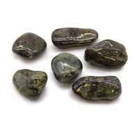 KDMD Large African Tumble Stones - Dragon Stones - (Set of 6) in Green KDMD Green One Size