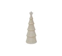 KDMD Large Alora Ceramic Snowy Tree with Star - Winter Decor Centerpiece in Brown KDMD Brown