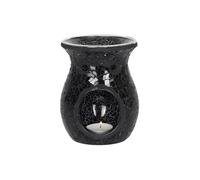 KDMD Large Black Crackle Oil Burner KDMD Black