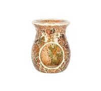 KDMD Large Brown Crackle Oil Burner KDMD Brown