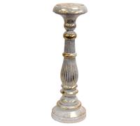 KDMD Large Candle Stand - White Gold KDMD White