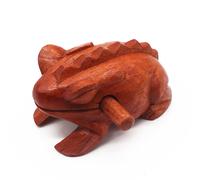 KDMD Large Croaking Wooden Frog in Maroon KDMD Maroon