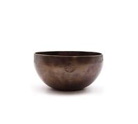 KDMD Large Indian Moon Phase Singing Bowl - 17cm, Handcrafted, 850g in Brown KDMD Brown