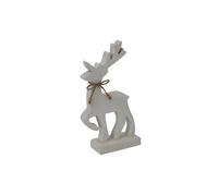KDMD Large White Standing Reindeer Ornament for Winter Decor KDMD White