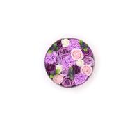 Kdmd Lavender Rose & Carnation Soap Flower Gift Box Royal Purple Elegance Multi