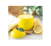 KDMD Lemon Shaped Candle Jar in Yellow KDMD Yellow