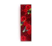 KDMD Long Soap Flowers Box - Classic Red Roses KDMD Red