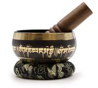 KDMD Lotus Flower Singing Bowl Set in Gold KDMD Gold