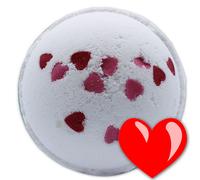 KDMD Love Hearts Bath Bomb - Wild Flowers in White KDMD White