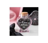 KDMD Love Potion Decorative Glass Heart Potion Bottle in Pink KDMD Pink