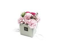 KDMD Luxury Pink Rose & Carnation Soap Flower Bouquet Gift & Dr