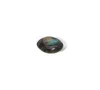 KDMD Madagascar Labradorite Palm Stone (approx 25-30gms 55-60mm) in Grey KDMD Grey