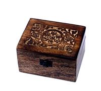 KDMD Mango Aromathrapy Box - Floral (holds 12) in Brown KDMD Brown