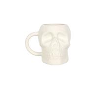 KDMD Matte White Skull Mug KDMD White