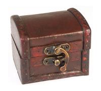 KDMD Med Colonial Boxes - Leather Effect in Brown KDMD Brown