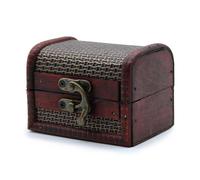 KDMD Med Colonial Boxes - Mesh Embossed in Dark Brown KDMD Dark Brown