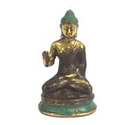 KDMD Med Hand Up Sitting Buddha in Gold KDMD Gold