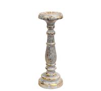 KDMD Medium Candle Stand - White Gold KDMD White