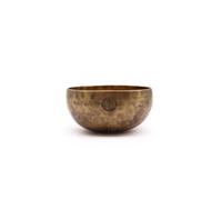 KDMD Medium Nepalese Moon Singing Bowl -15cm, 750g for Meditation & Healing in Bronze KDMD Bronze