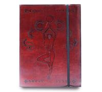 KDMD Medium Notebook with strap - Cosmic Goddess in Maroon KDMD Maroon