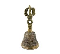 KDMD Medium Tibetan Tingsha Bell - 6x11.5cm in Gold | Size: 6x11.5 cm KDMD Gold 6x11.5 cm