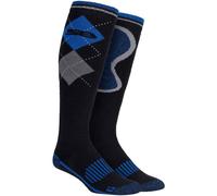 KDMD Men's 1 Pair Storm Bloc Extra Long Durable Cotton Argyle Boot Socks in Black | Size: 6-11 KDMD Black 6-11