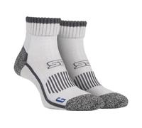 KDMD Men's 1 Pair Storm Bloc High Ankle Length Hiking Socks in White | Size: 9-12 KDMD White 9-12