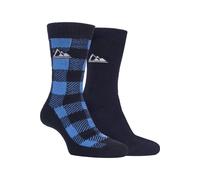 KDMD Men's 2 Pairs Storm Bloc Thermal Boot Socks in Navy | Size: 6-11 KDMD Navy 6-11