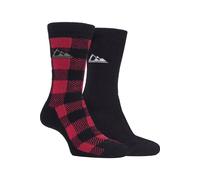 KDMD Men's 2 Pairs Storm Bloc Thermal Boot Socks in Red | Size: 6-11 KDMD Red 6-11