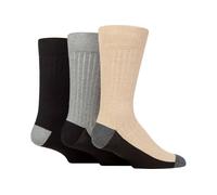 KDMD Men's 3 Pack Wildfeet Boot Sock in Black | Size: 6-11 KDMD Black 6-11